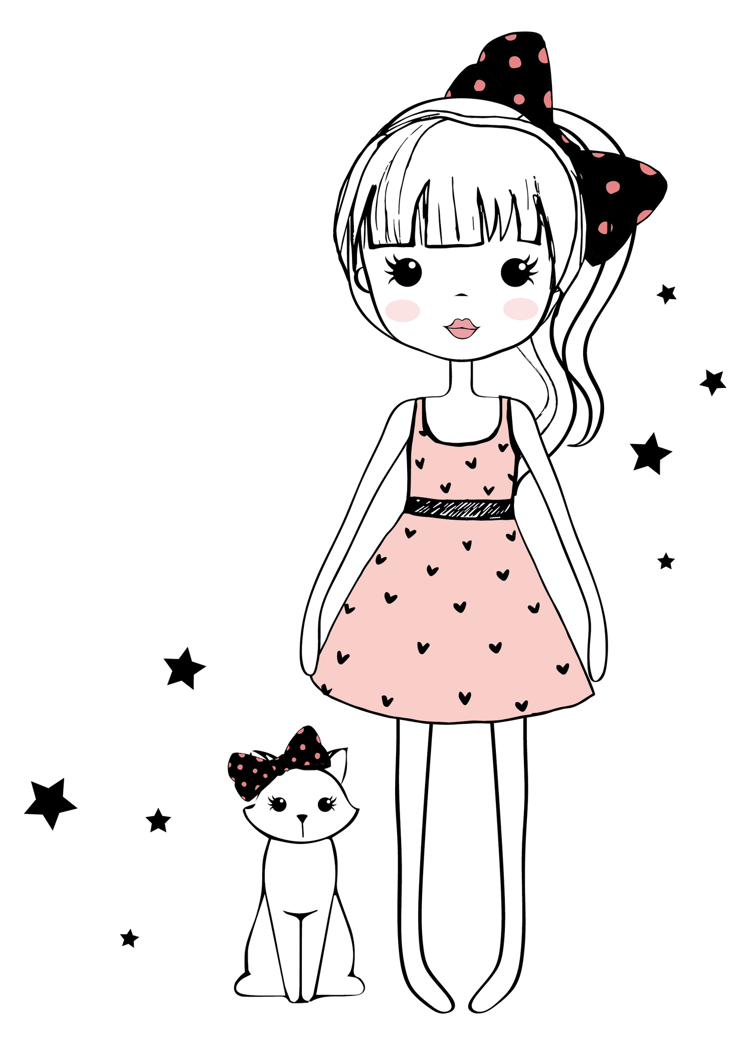Girls' organic clothing
